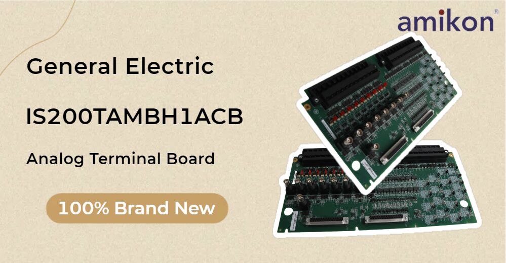 General Electric IS200TAMBH1ACB Mark VI Speedtronic Analog Terminal Board: Optimized for Performance and Reliability